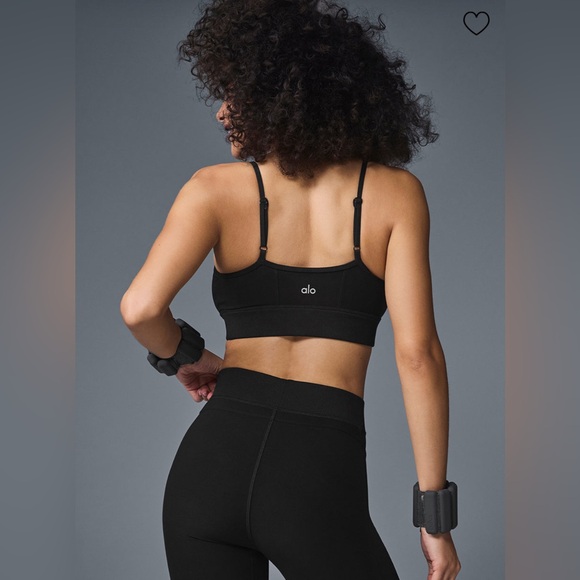 Alo Yoga Alosoft Head Start Bra - Black - XS - Picture 2 of 6
